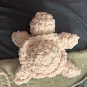 Plush Pink Turtle crochet